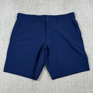 NWT Holderness & Bourne Men's 32 Tailored Fit Blue 9" Performance Golf Shorts